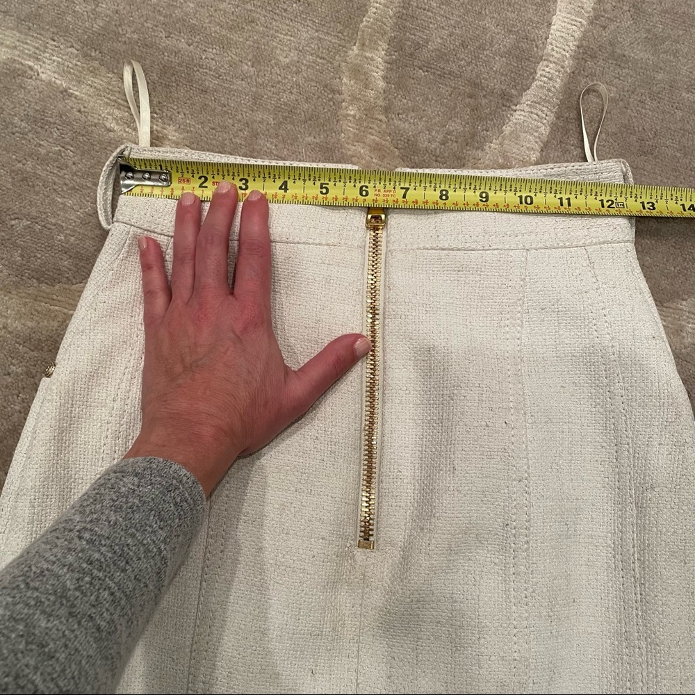 NWOT Balmain Button Front Mini Skirt - Picture 13 of 14